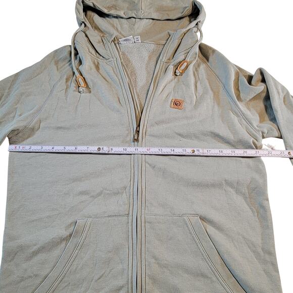 Tentree Men's Sea Grass Green Full Zip Hoodie Sustainable Medium NWT - Picture 8 of 14